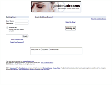 Tablet Screenshot of freemail.goddessdreams.com